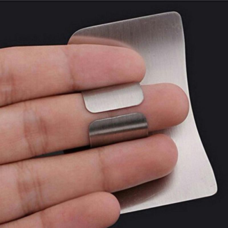 Stainless Steel Safety Kitchen Cooking Tools Finger Hand Protector Guard Cut Chop Shield Special Cut Prevention Tools For Novice