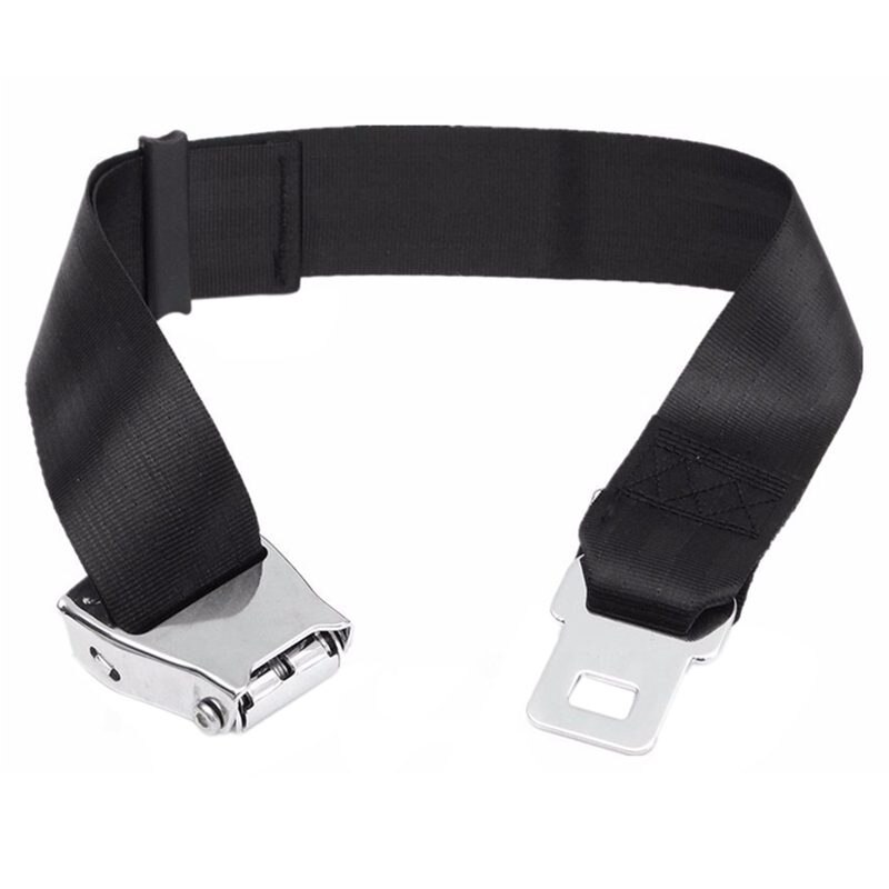 80Cm Verstelbare Vliegtuig Vliegtuig Airline Uitbreiding Extender Seat Belt Buckle: Default Title