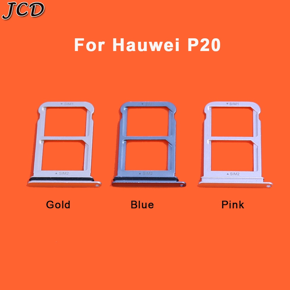 JCD Für Huawei P20 Profi/P20 SIM Karte Tablett Halfter Slot Adapter Sockel Dual SIM Ersatz Teile