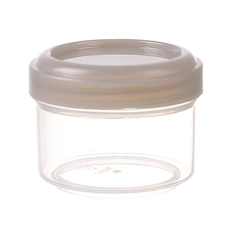 4Pcs Transparent Mini Plastic Sauce Bottle 35ML Reusable Seasoning Box Seasoning Jar For Student Office Workers Kitchen Tool: Dull