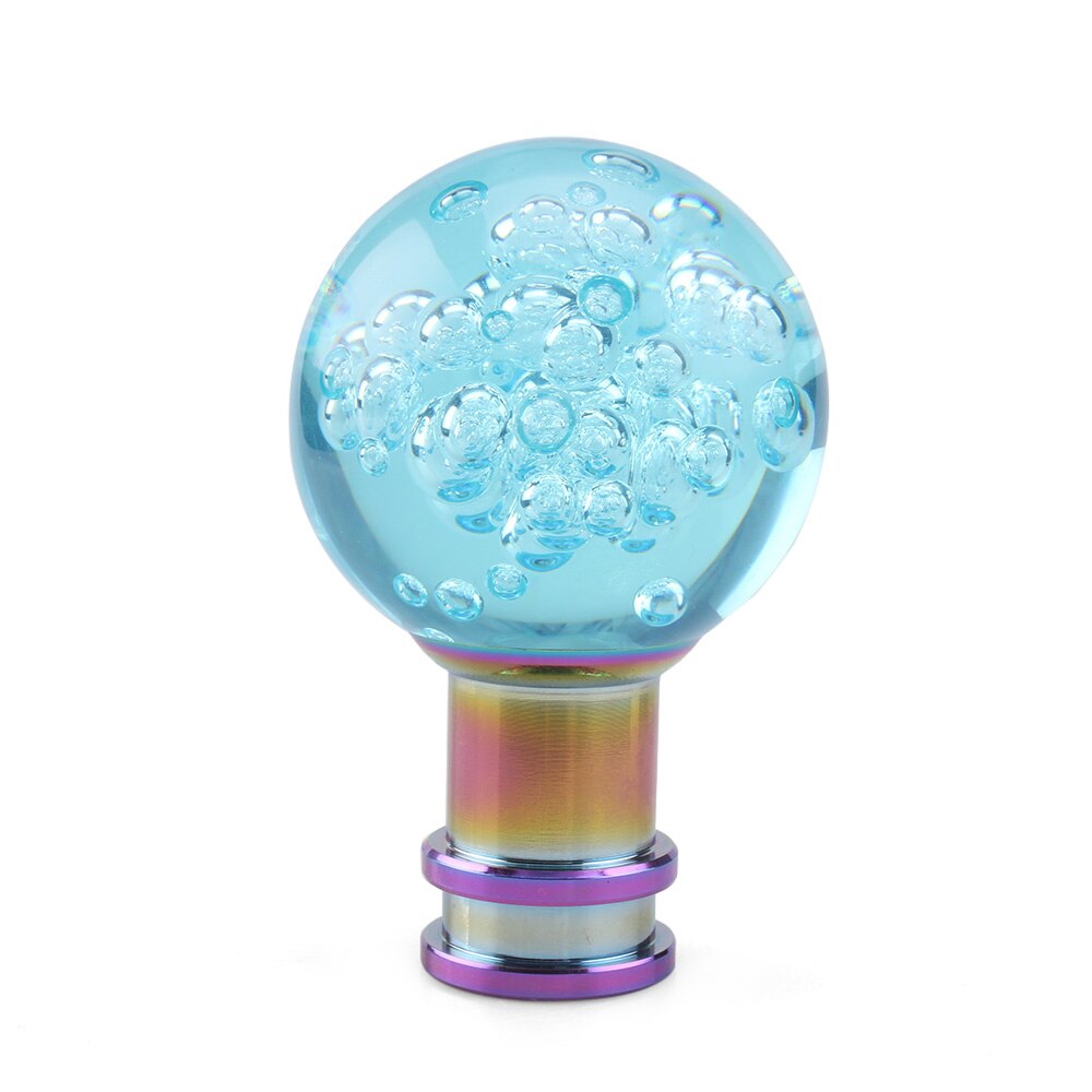 Car Gear Shift Knob Acrylic Transparent Pink Gear Stick Lever Change Knob	AccessoriesAuto Modified Parts SFN081