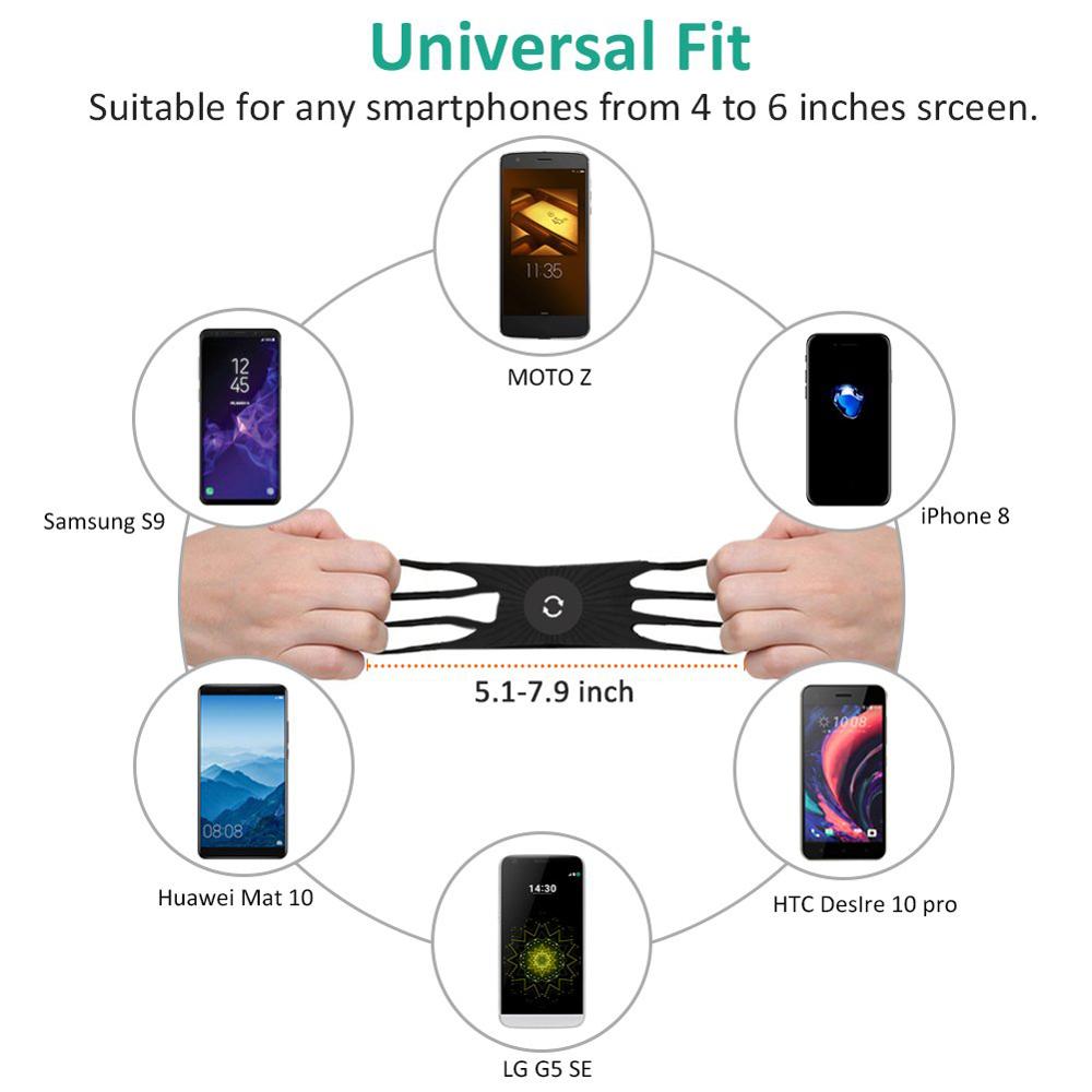 Universel Silicone vélo support de téléphone moto vélo Mobile support de téléphone portable guidon support d'agrafe pour iPhone Xiaomi