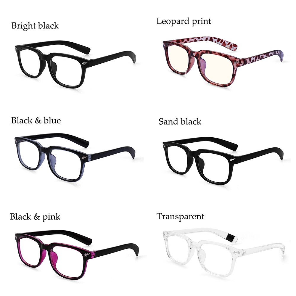 Computer Glasses Ray Glasses Anti Blue Light Eyeglasses Optical Eye Spectacle UV Blocking Gaming Filter Eyewear Rivet