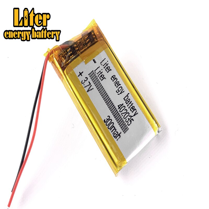 Bluetooth 042035 402035 300mah MP3 MP4 MP5 juguetes pequeños batería de polímero de litio 3,7 V