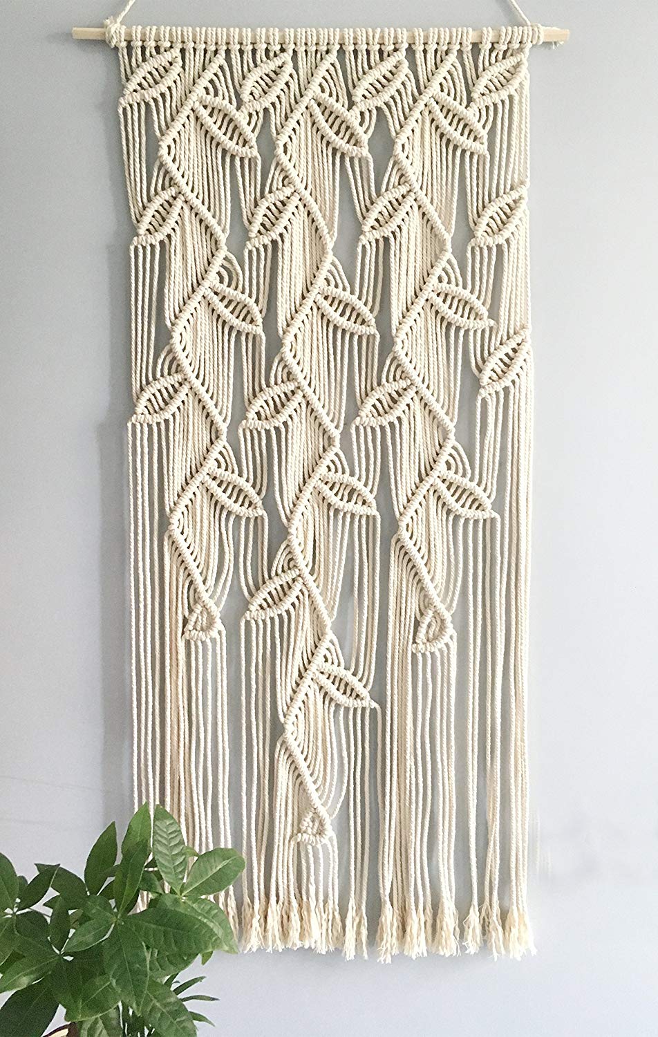 Handmade Macrame Wall Hanging Tapestry Macrame Curtain