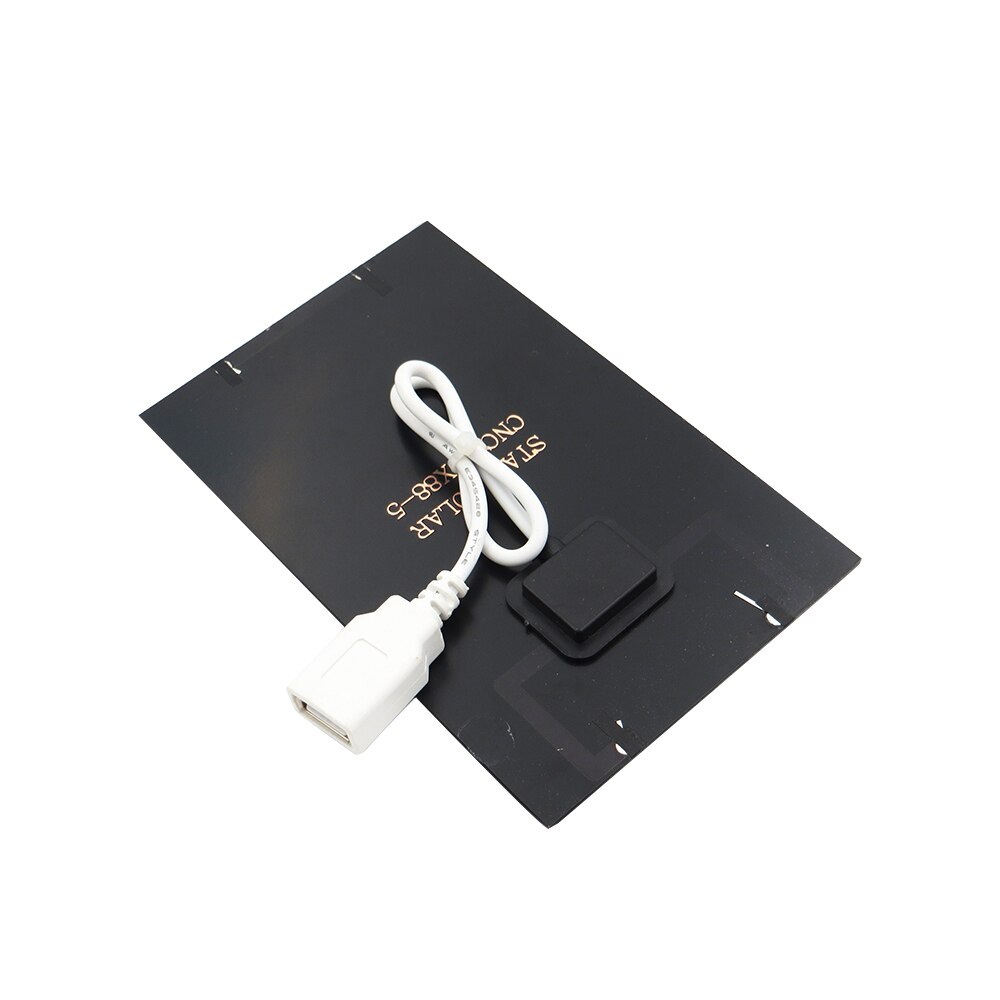 Fast Solar panel USB Charger 2W 5V Portable Solar cell Climbing Fast Charge PolysiliconTablet GeneratorTravel