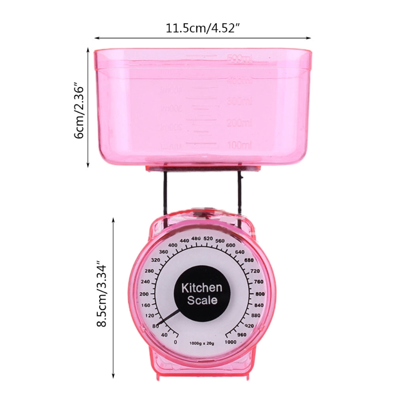 Bilancia da cucina meccanica per ristorante domestico che cucina verzura con quadrante lettura G5AB