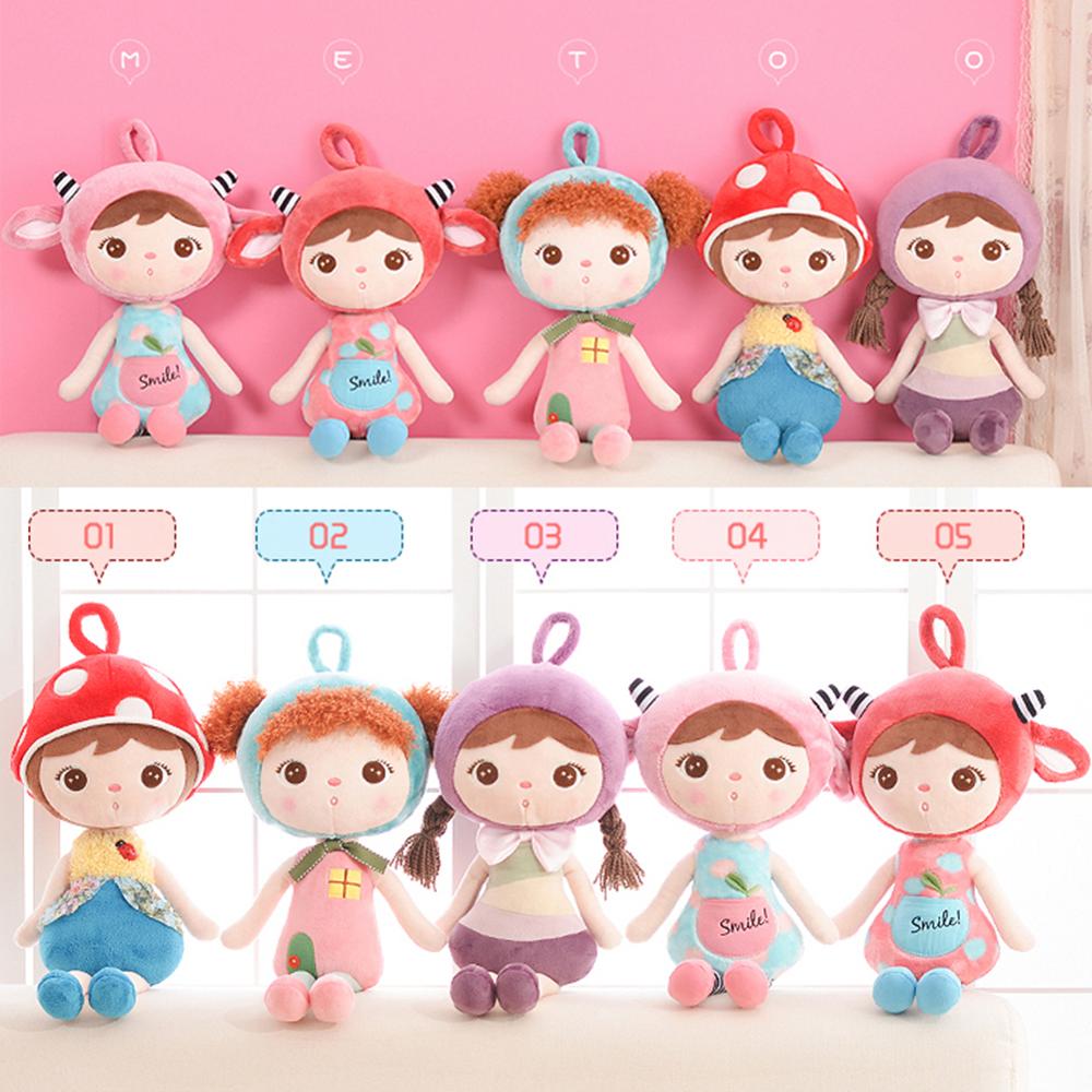 Metoo Baby Meisje Pop Cartoon Speelgoed Dieren Zacht Speelgoed Voor Meisjes Kinderen Jongens Kawaii Baby Pluche Speelgoed Verjaardagsfeestje