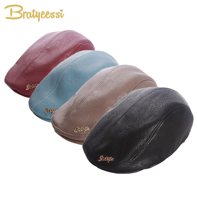 Mode Baby Hoed voor Jongens Leer Baby Boy Cap Vintage Cap Kinderen Baret Hoed Elastische Baby baby Accessoires voor 1 -5 jaar 1 PC