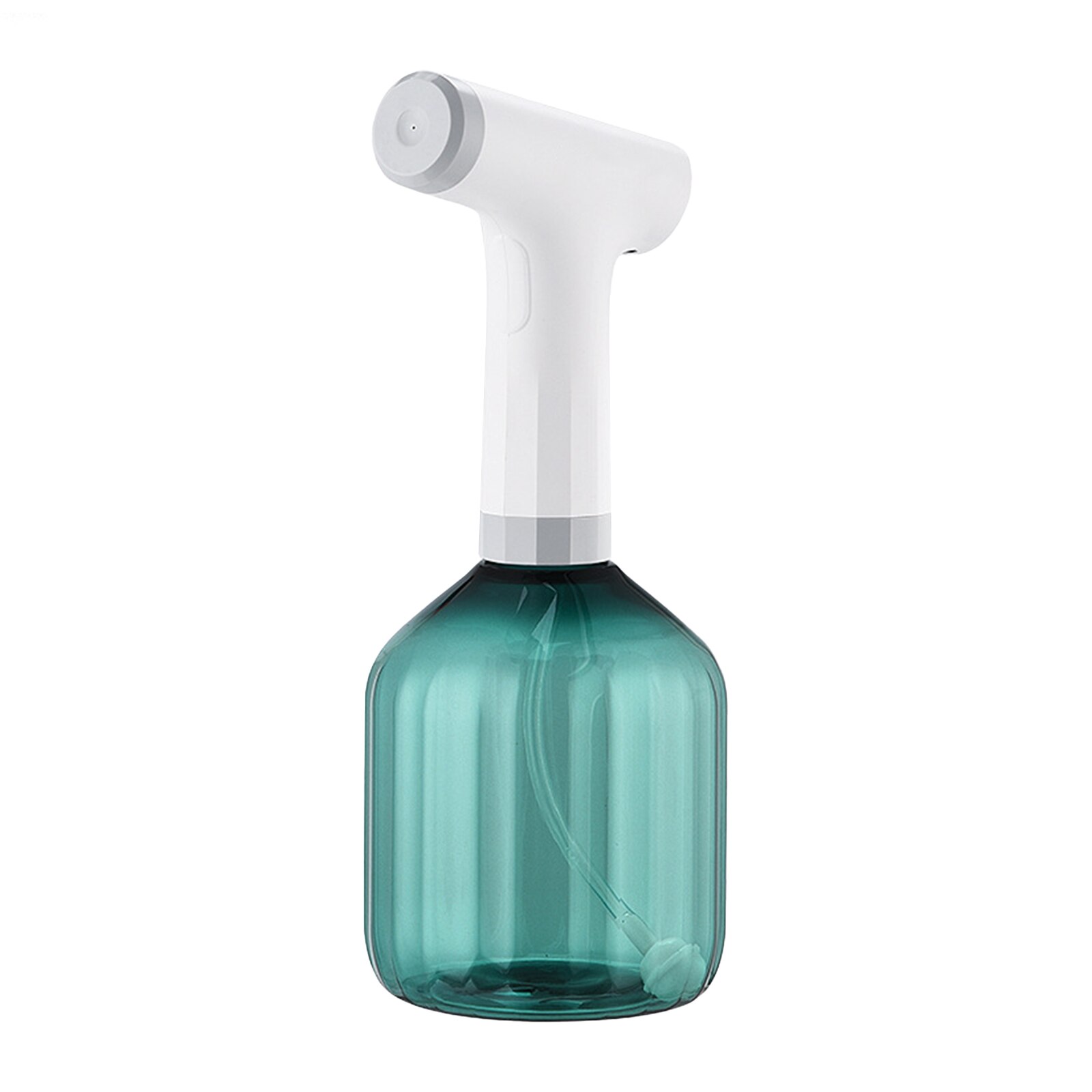 Botella de Spray eléctrica de 900ml para jardinería, regadera automática con temporizador recargable por USB, rociador de jardín con boquilla ajustable: Verde