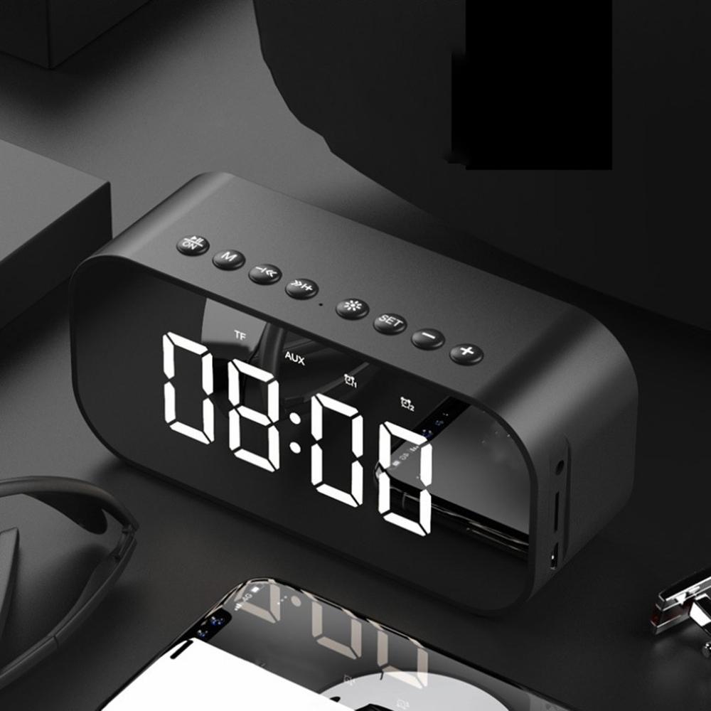 Led Wekker Met Fm Radio Draadloze Bluetooth Speake... Grandado