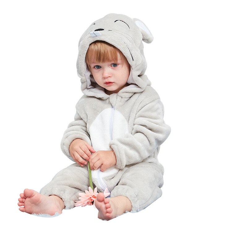 Carter Peuter Jumpsuit Lente En Winter Romper Baby Jongen En Meisje Cartoon Dier Romper Jongens Muis Lange Mouwen Jumpsuit