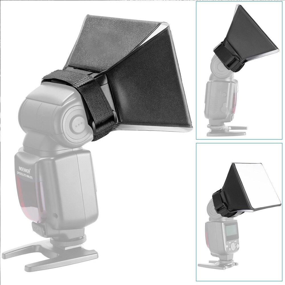 10X13Cm Fotografie Flash Softbox Diffuser Camera Foto Opvouwbaar Soft Box Flash Diffuser Reflector Voor Dslr Camera Flitsers