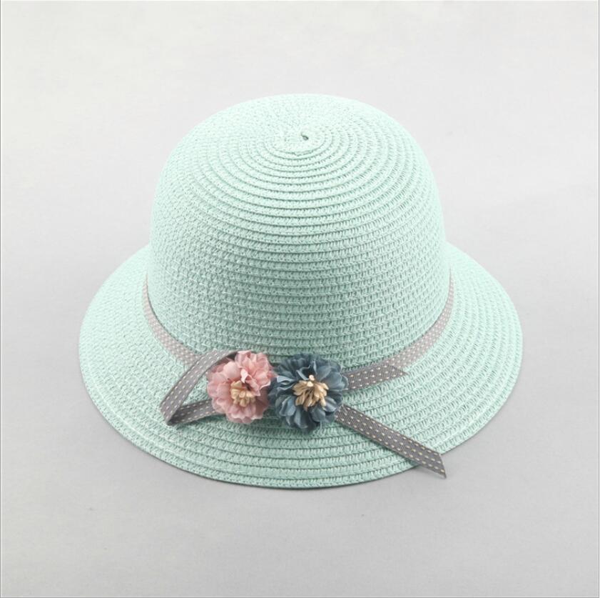 SUOGRY Summer Women's Beach Sun Cap Stylish Straw Hat For Women Protection UV Flowers Straw Hats Girls