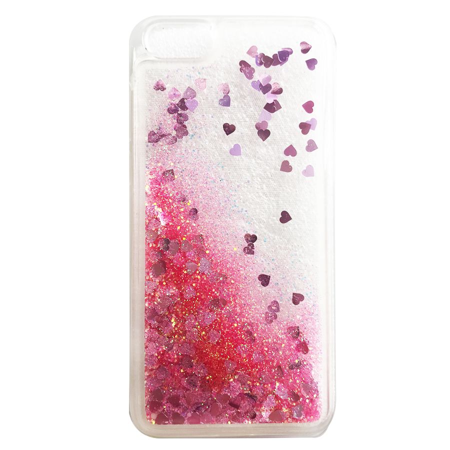 honor 7A case 5.45 " on sFor Huawei Honor 7A DUA-L22 case for honor7A Huawei honor 7A cover Liquid Glitter Soft TPU phone cases: Pink heart