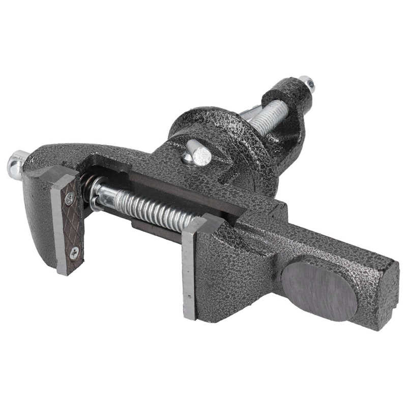 Small Table Vise Bench Clamp 360 Degree Rotating Vice with Anvil Cast Iron Bench Hobby Clamp