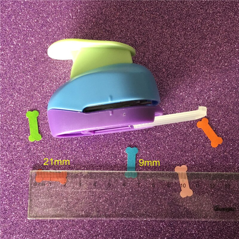 Bone shaped EVA foam punches paper punch for greeting card handmade DIY scrapbook bones craft punch machine