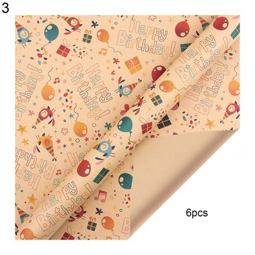 1 Set Good Single-sided Christmas Wrapping Papers Lightweight Christmas Wrapping Paper Eco-friendly for Bar: 3