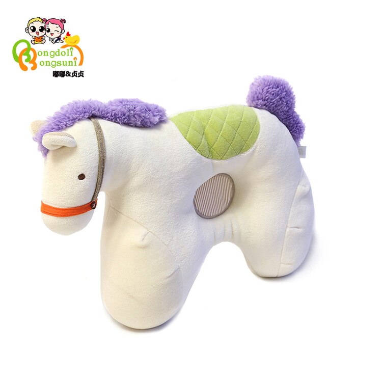 Selling Paard Cartoon 34 cm * 24 cm Katoen Ondersteuning Kids Vormgeven Pillowigh Voorkomen De Platte Lnfant beddengoed
