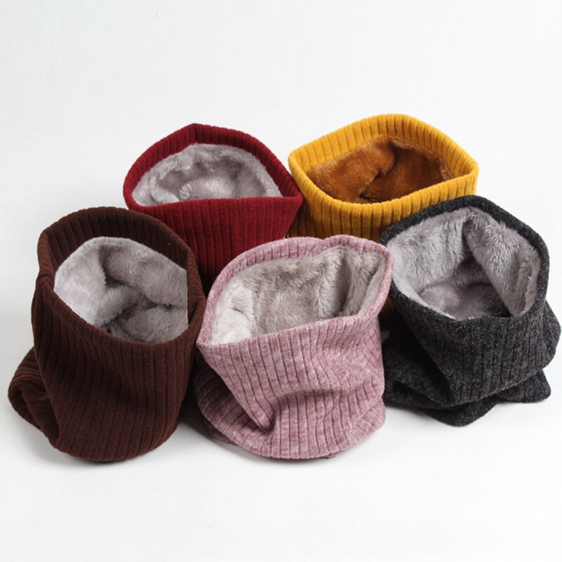 Bandana Winter Sjaal Voor Vrouwen Mannen Kids Unisex Dikke Wol Hals Sjaals Gebreide Ring Sjaal Voor Man En vrouw