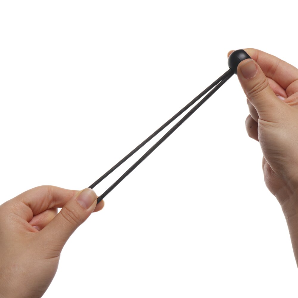 10PCS Black Ball Bungee Pack Shock Elastic Tie Loop Cord Fixing Securing Trailer Ropes Buckle Backpack Accessories Outdoors Tool