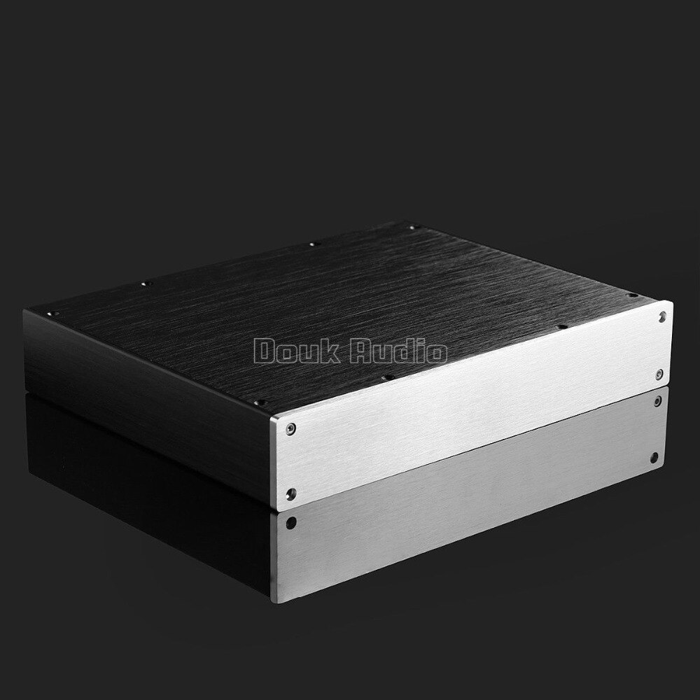 Nobsound Amplificatore di Potenza/Preamplificatore/Amplificatore per Cuffie/DAC telaio in Alluminio FAI DA TE Scatola di Caso