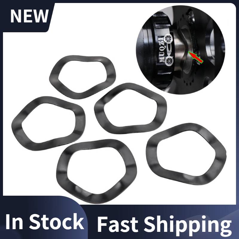 5 stk kranksæt aksel skive  bb30 pf30 bb386 bundbeslag juster skiver 24mm 30mm wave skive mountainbike dele