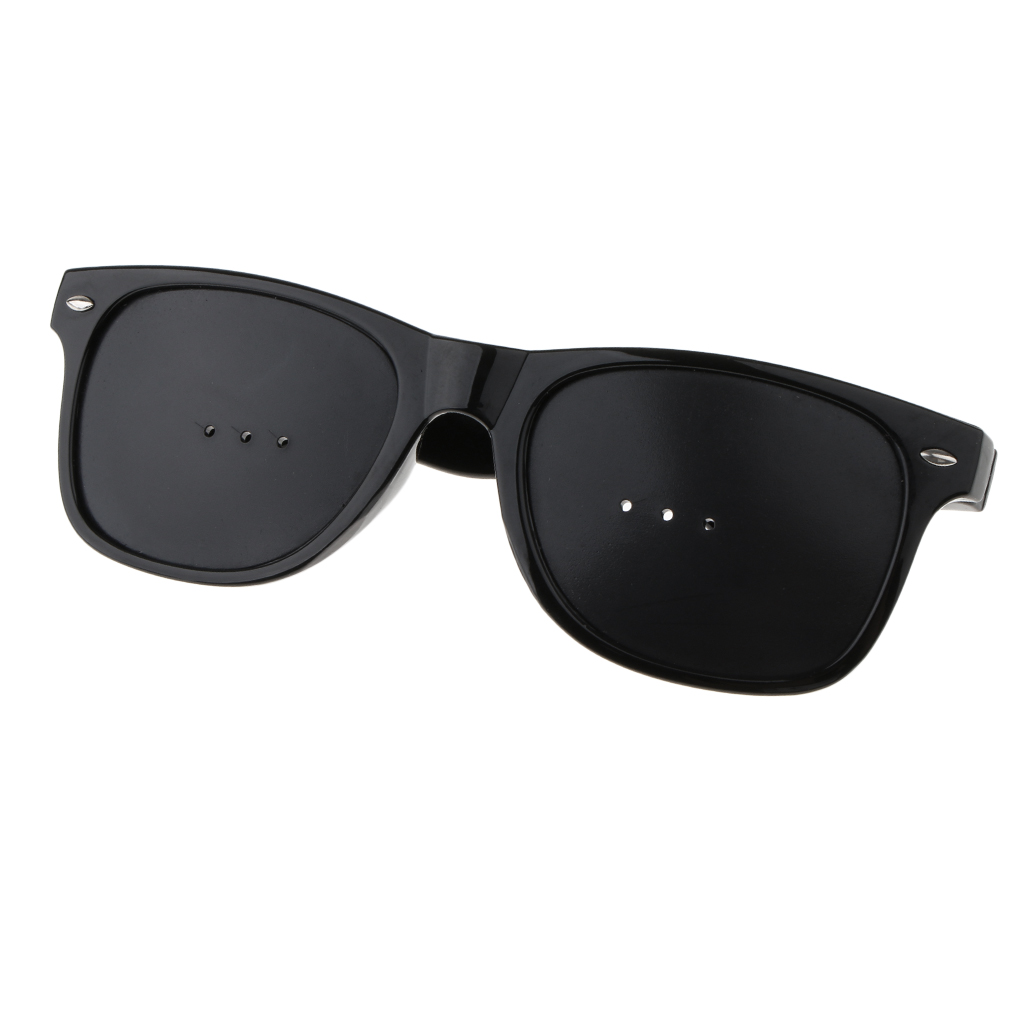Plastic Pinhole Eyewear Glasses Eyesight Improve Training Reading Eyeglasses