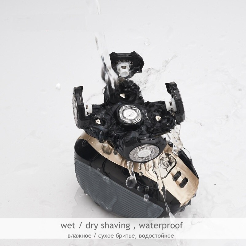 Electric Shaver Multifunctional Electric Grooming Kit For Men Wet Dry For Men Electric Razor Rechargeable Bald Head Shaving Mach