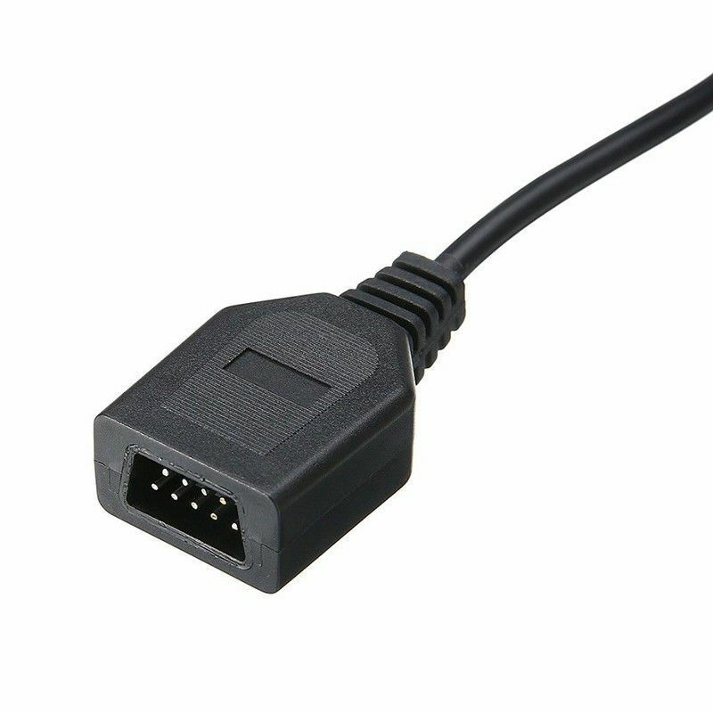 FZQWEG 10 PCS 9 Pin Extension Cable For Sega Genesis 2/3 Megadrive 2 Controller