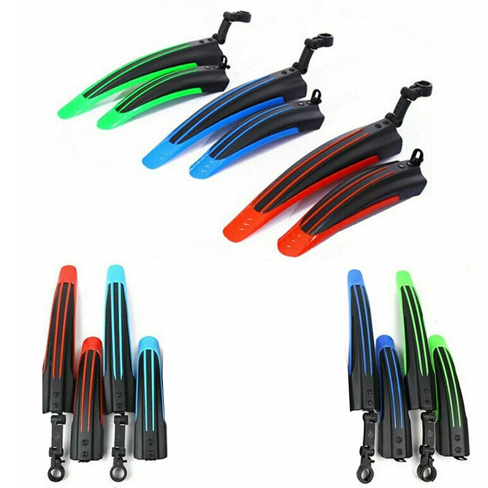 Alomejor Fahrrad-Schutzblech-Set Für 20-26 Zoll Räder - Verdickt & Verbreitert, Aus Robustem PVC, Für Mountainbike & Citybike