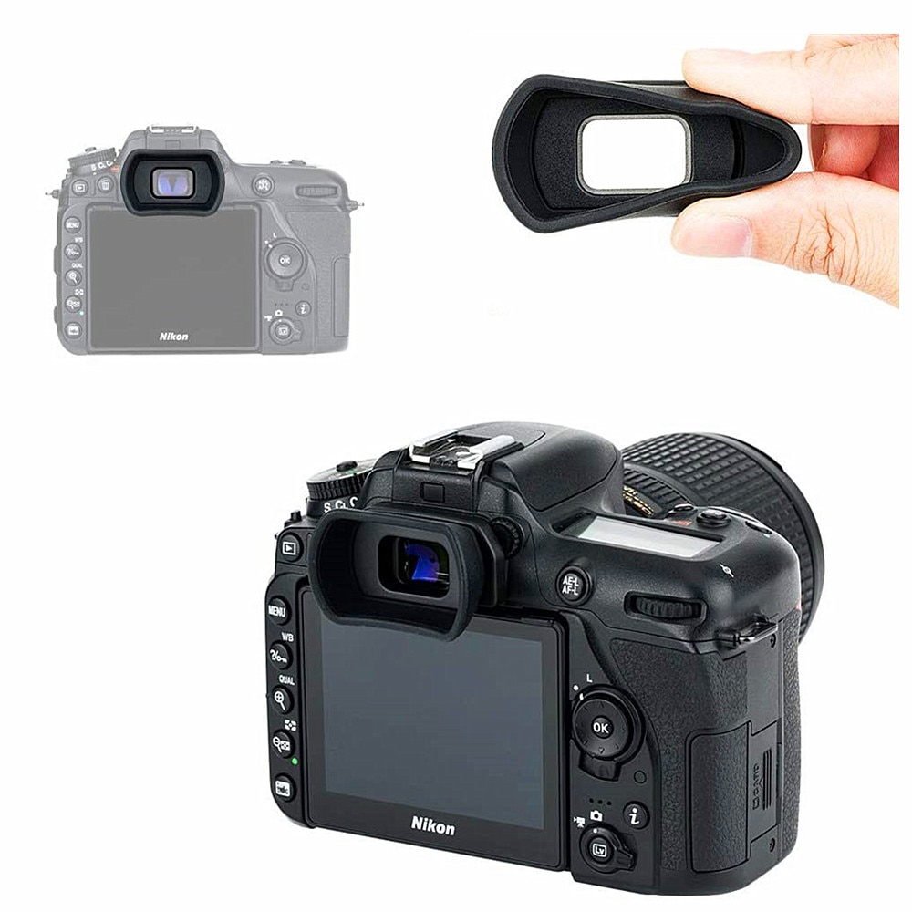 Camera Oogschelp Zoeker Oculair Voor Nikon D7500 D7200 D7100 D7000 D610 D600 D300S D200 D100 D90 D80 D70 D60 D50 FM10