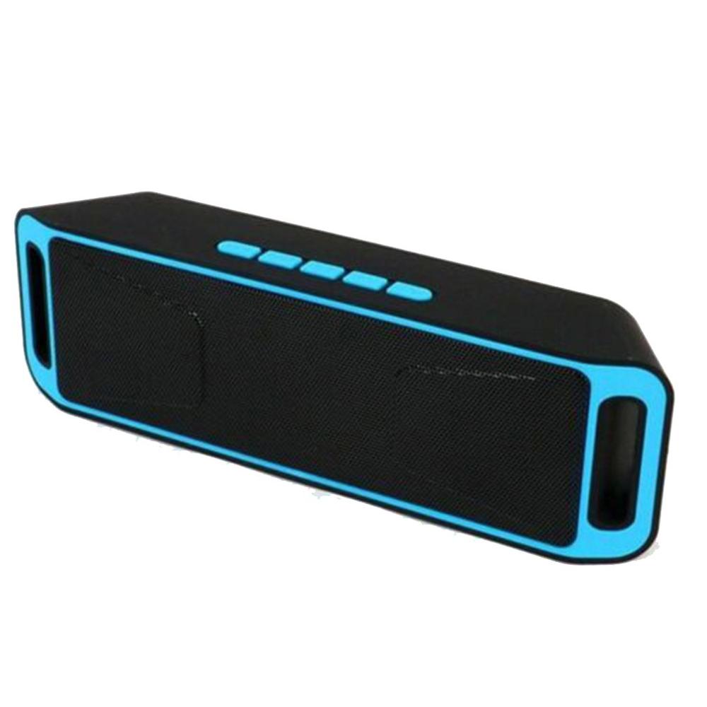 Outdoor Car Dual Subwoofer Speaker Wireless Stereo Waterproof USB/TF/Aux FM Voice Prompts Call Function
