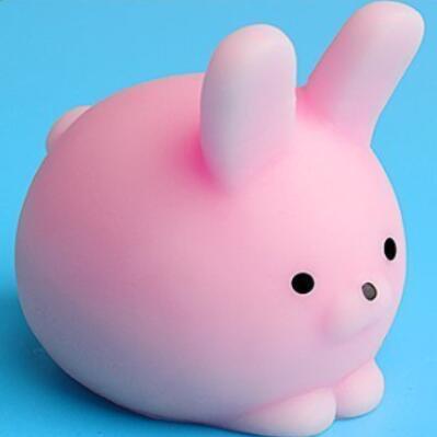 Squishy Toy Cute Animal Antistress Ball Squeeze Mochi Rising Toys Abreact Soft Sticky Squishi Stress Relief Toys Funny: 3 Pink Rabbit