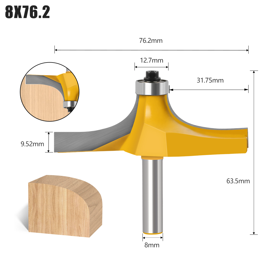 8-schaft Router Bits Für Holz Wolfram Hartmetall Cutter bisschen Arden Tisch Rand Router bisschen Professionelle Klasse Holzbearbeitung Werkzeuge: Ursprünglich Titel