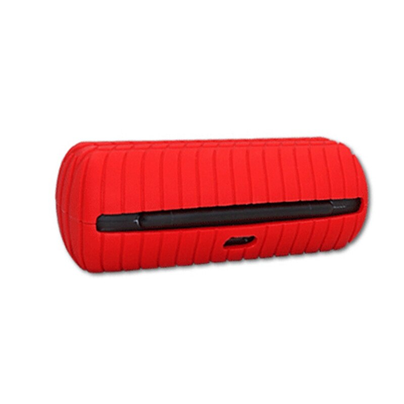 2x coques de protection en silicone pour casque bluetooth sans fil bose soundsport free avec interface de charge (rouge et noir)