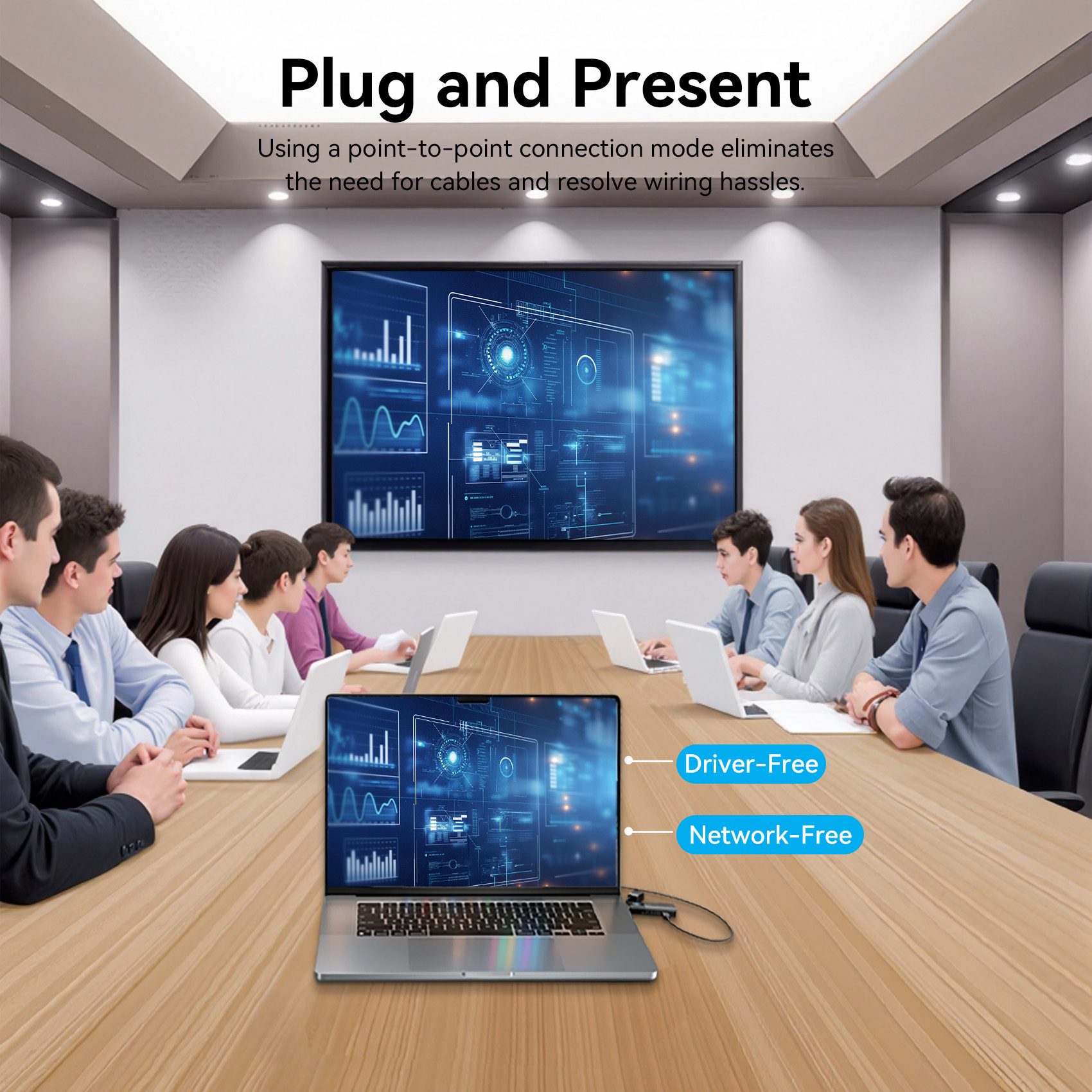 Ventie Draadloze HDMI Video 1080P 50M Zender en Ontvanger Extender kit 5G Adapter Voor PC Camera laptop Naar Projector Monitor