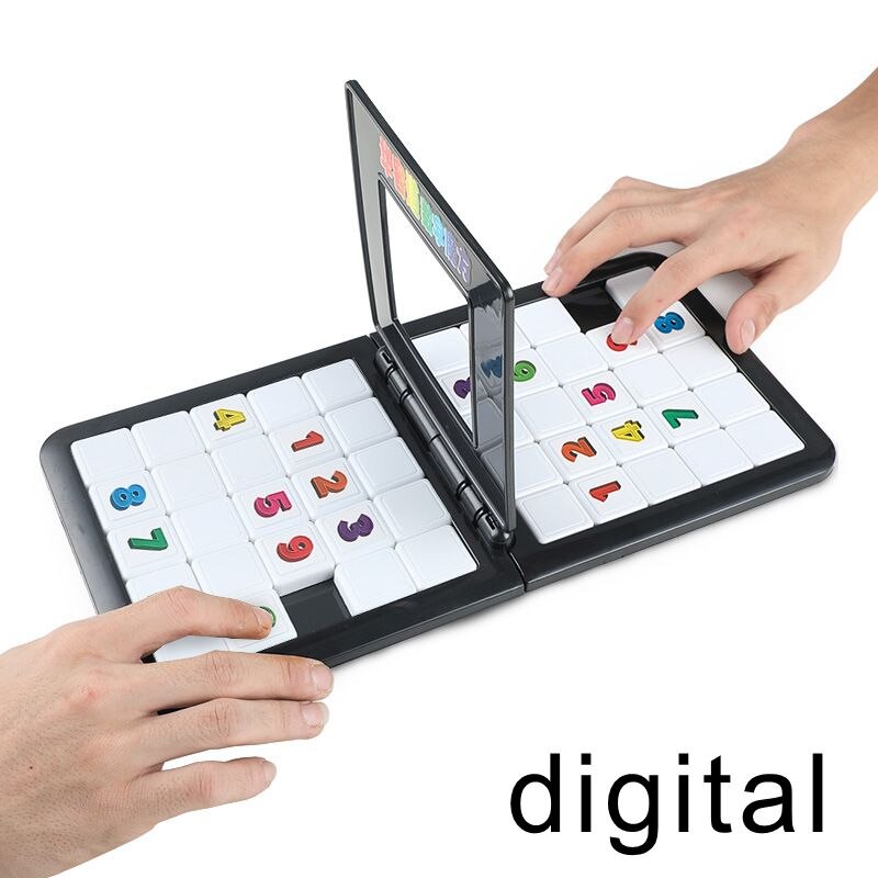 Puzzle Würfel 3D Puzzle Rennen Würfel Gremium Spiel freundlicher Erwachsene Bildung Spielzeug Eltern-Art-Doppel Geschwindigkeit Spiel Magische Würfel: Digital