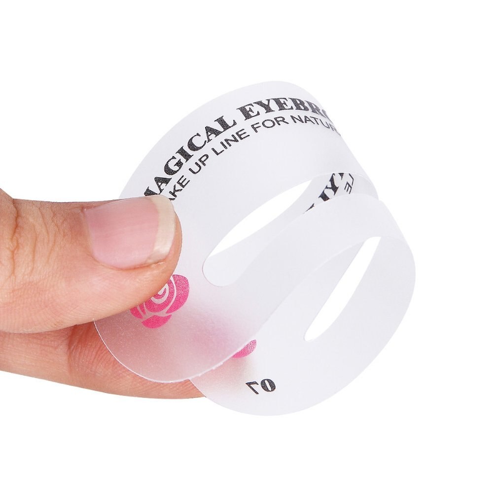 24 PCS Compact Eyebrow Shaping Stencils Eye Brow Guide Template Kit Makeup Tool Eyebrow Makeup Accessories