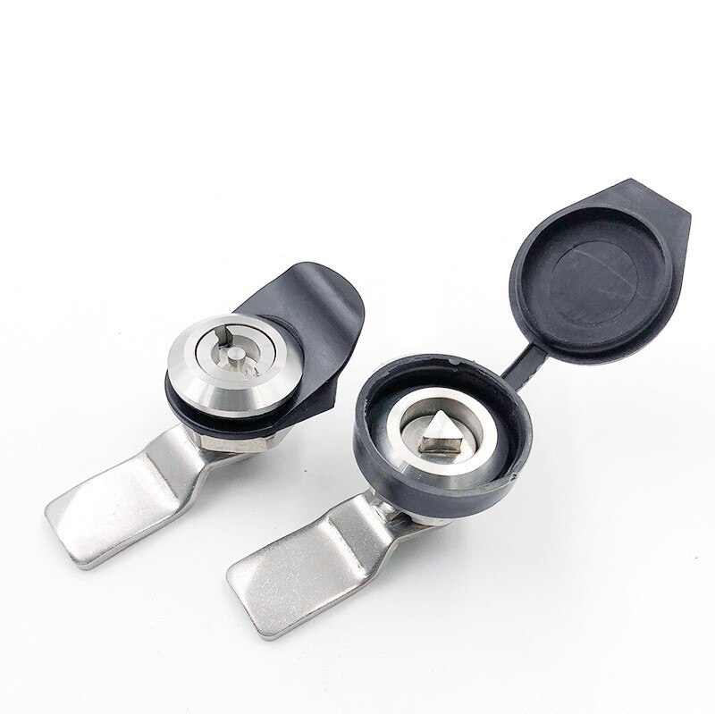 5PCS Zinc Alloy Metro/HSR/Train Door Lock Multifunction Electric Cabinet Lock Trash Bin Elevator Scalator Triangle Lock