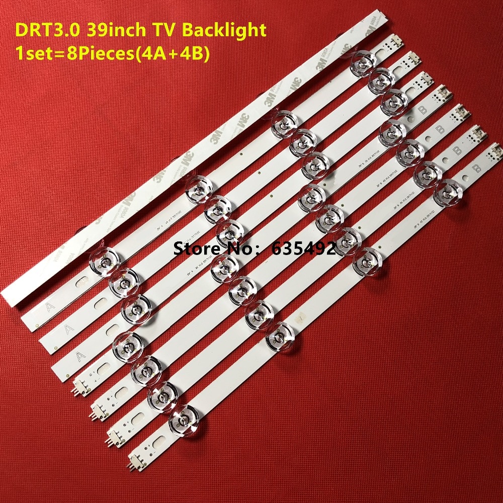 Nueva tira de 8 luces LED de 100% para LG TV NC390DUN 390HVJ01 lnnotek drt 3,0 39 "39LB5610 39LB561V 39LB5800 39LB561F 39LB5700 39LB650V