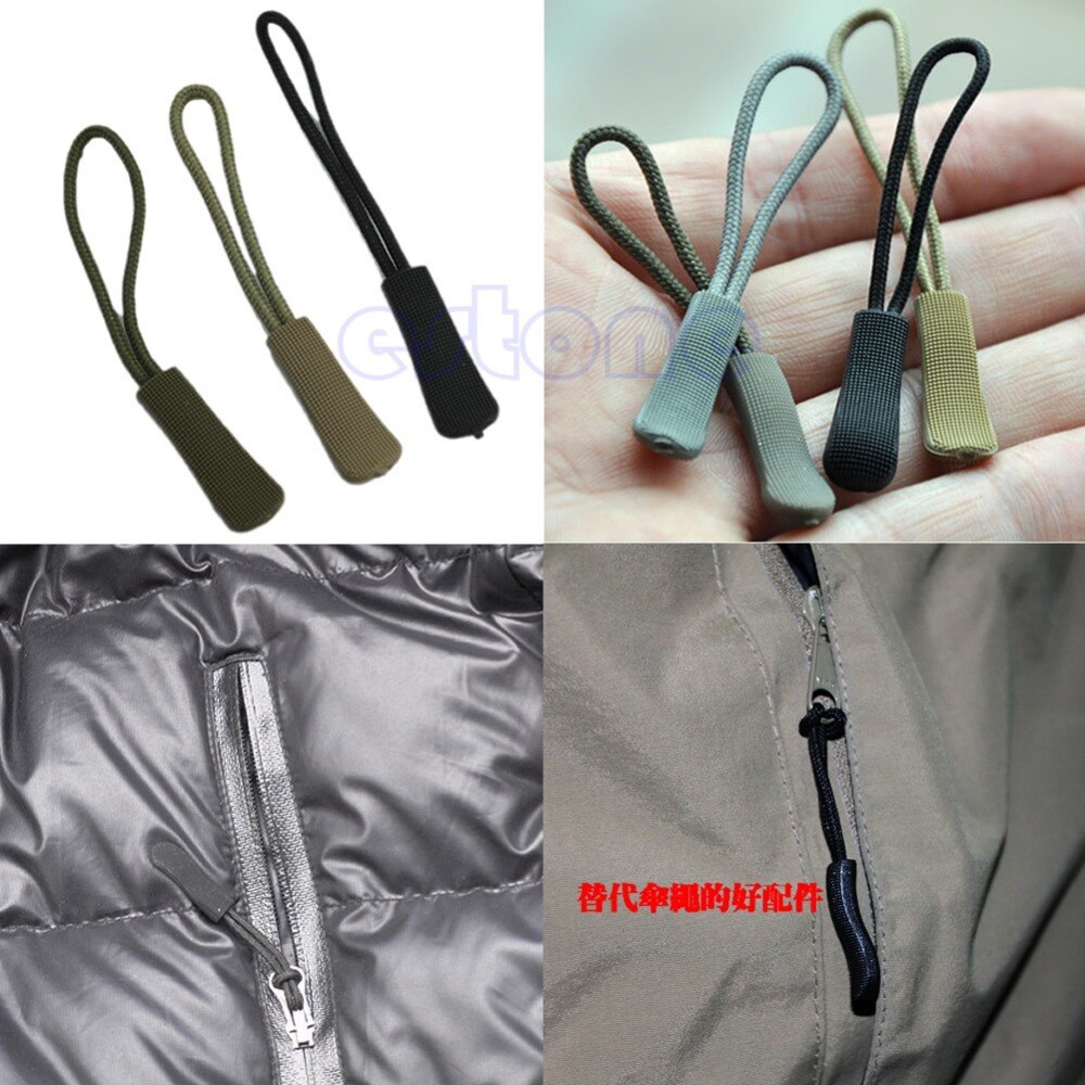 Zipper Pull Puller End Fit Rope Tag Fixer Zip Cord... – Vicedeal