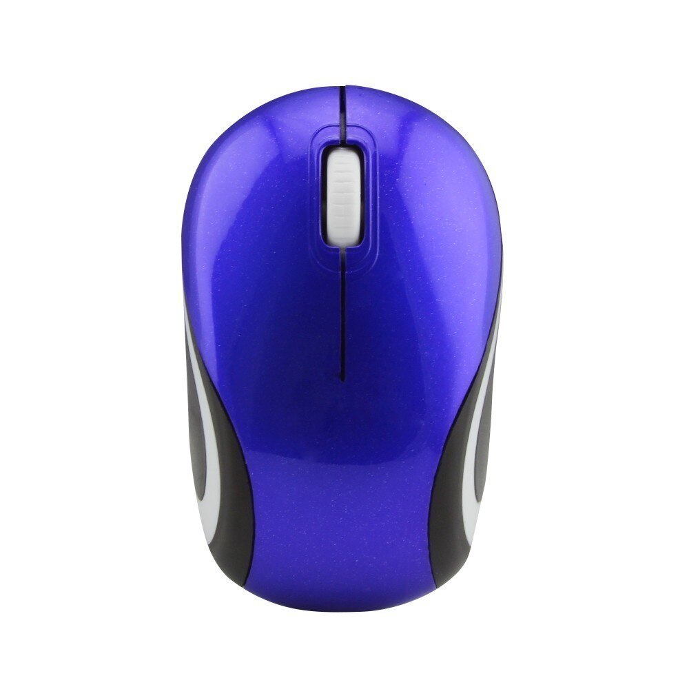 Optical Wireless Computer Mouse Mini Ergonomic USB Mice 1600 DPI Small Portable 3D Mause For Kids Child Cheap Purple Red: Blue