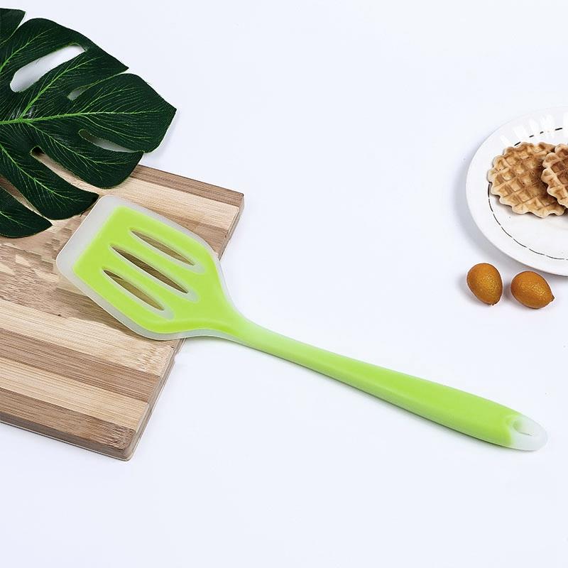 Korean Version Non Stick Silicone Pot Shovel Cooking Spatula Fried Shovel Flexible Silicone frying Pan Turner Spatula