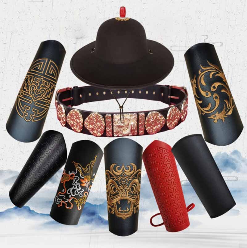Ancient Hanfu Bracer Men's Hat Flat Top Eaves Hat Chinese Ming Dynasty Cosplay Accessories Hanfu Hat Bracer Armguards For Men