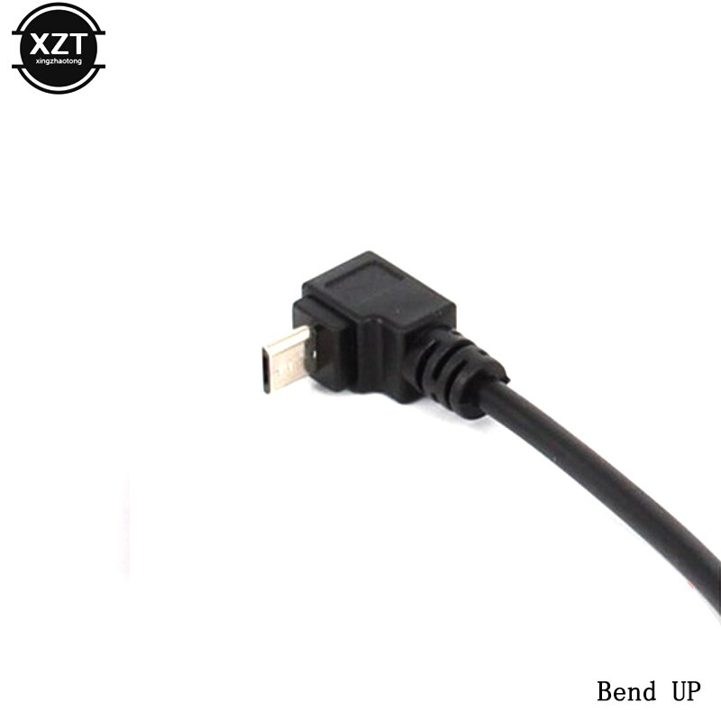 Micro USB Male to USB 2.0 Female OTG Cable Adapter Up Down Right Angled 90 Degree Connector for MP3 MP4