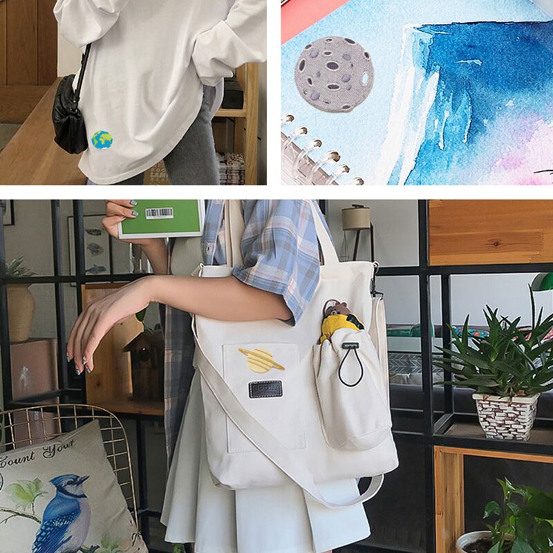 Stickerei buiter, Astronaut Kosmonaut planeten stickerei Patch zuschuss Patch See DIY Es durch Hand
