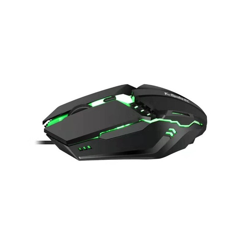 Viper 1600 Dpi Muis Desktop Notebook Universal M11 E-Sport Usb Lichtgevende Muis K-Snaker Links En Rechts handen Voor Laptop