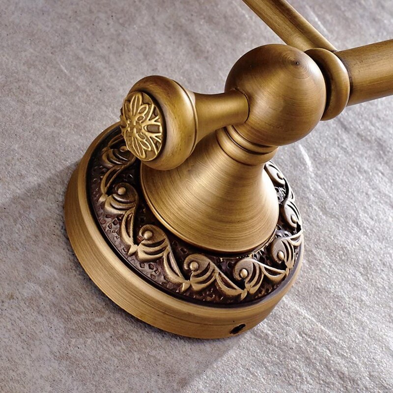 Bathroom Toilet Roller Paper Holder Lavatory Accessories Wall Maounted, Antique Brass Finished