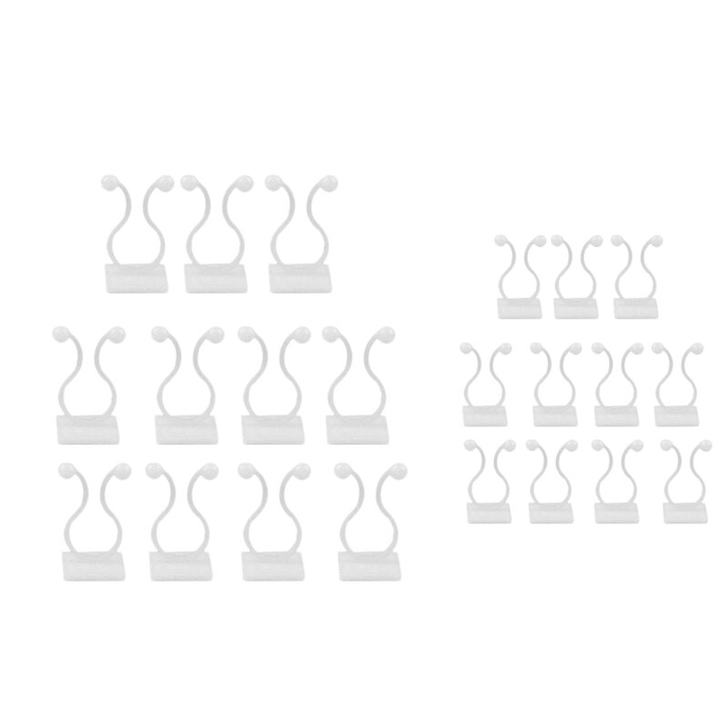 200 stuks onzichtbare wandklimplantenbevestiging, plantenklimwandbevestigingsclips, voor thuistuin  - 100 stuks l & 100 stuks s: Default Title